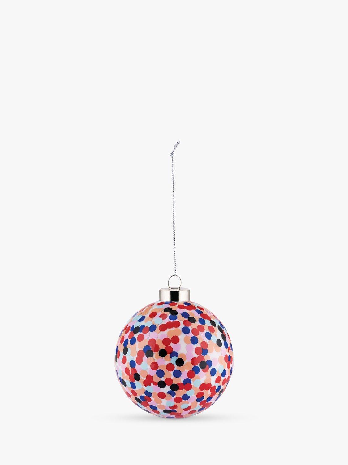 Alessi Proust Blown Glass Dot Christmas Bauble