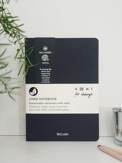 VENT for Change A5 ReClaim Notebook, Black