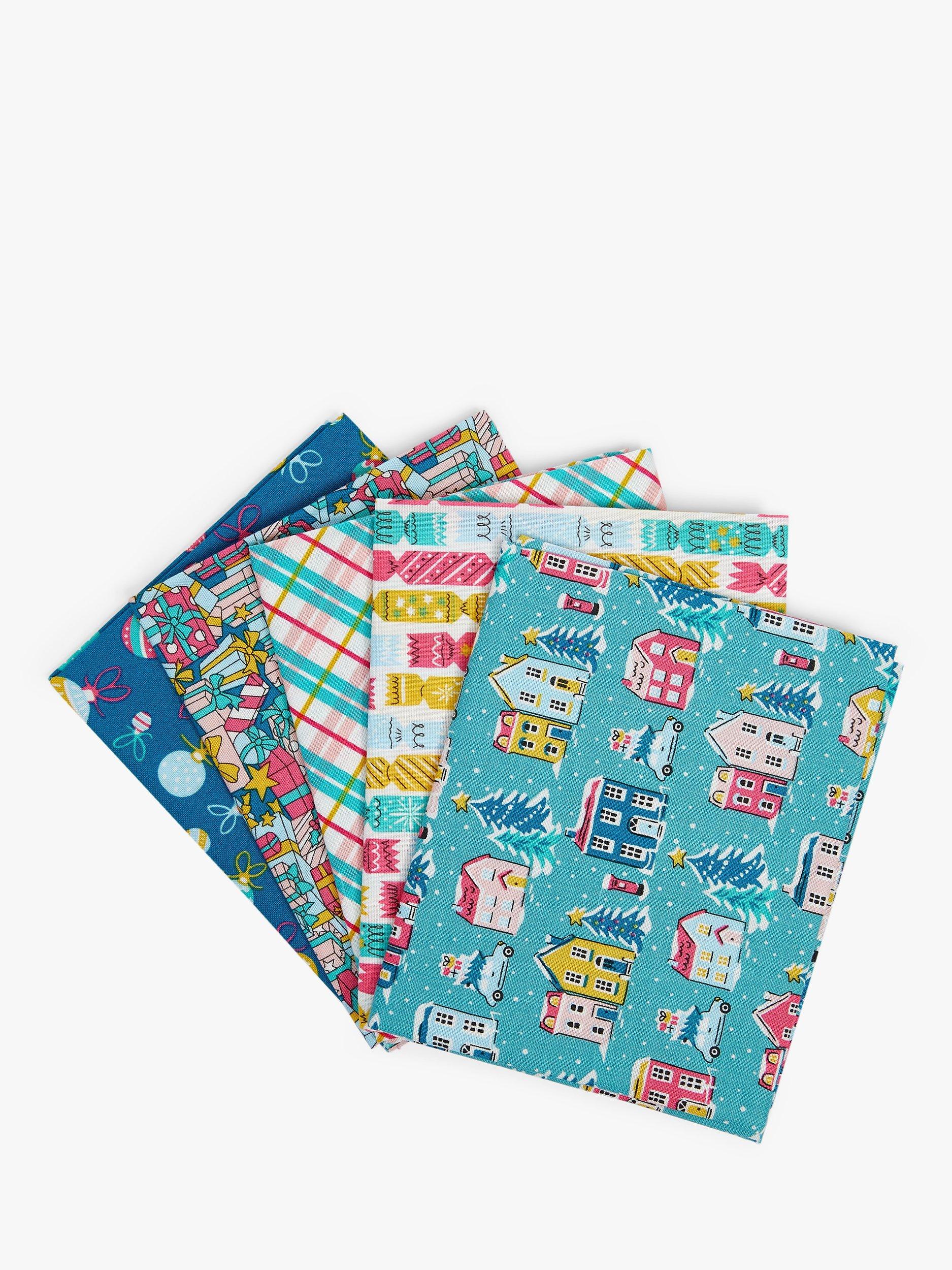 Liberty Fabrics Polar Magic Fat Quarter Fabrics, Pack of 5, Multi