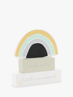 John Lewis Baby Rainbow Birth Countdown Block, Multi - view 2, Multi