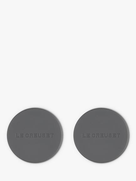 Le Creuset Salt & Pepper Mill Silicone Caps, Set of 2, Flint - view 2, Flint