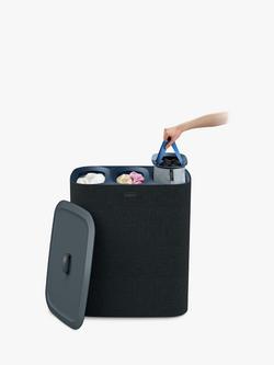 Joseph Joseph Tota Trio Easy-Empty Laundry Basket, 90L, Black