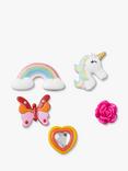 Crocs Plastic Fantastic Whimsical Jibbitz, Pack of 5, Multi