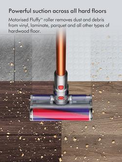 Dyson Fluffy Cleaner Head, Grey/Red/Purple - view 2, Grey/Red/Purple