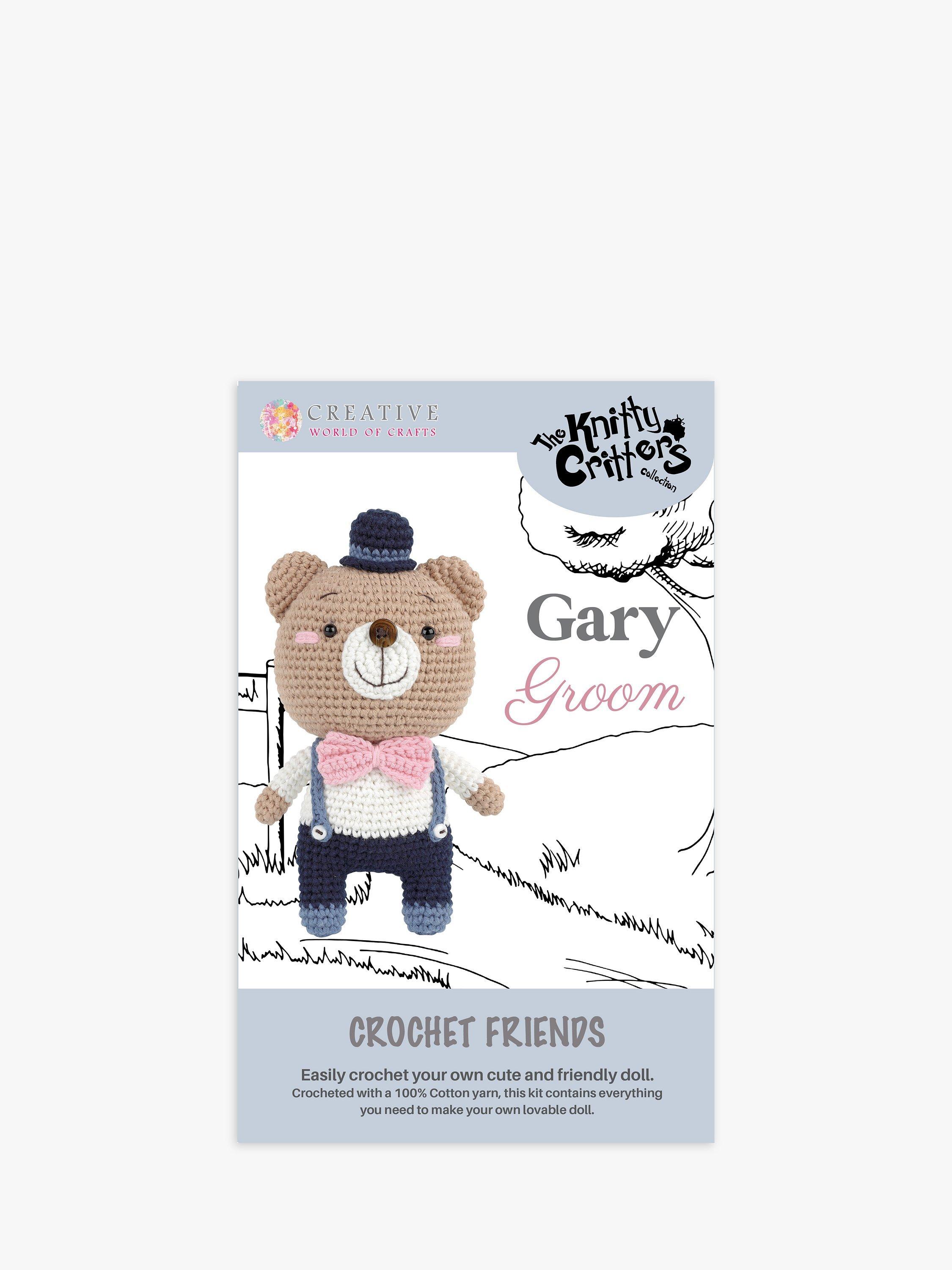 Knitty Critters Crochet Friends Gary Groom Crochet Kit