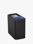 simplehuman Slim Open Office Recyle Bin, Black, 20L