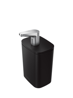 Simplehuman Pulse Pump Soap Dispenser, Matte Black Steel, 473ml, Black