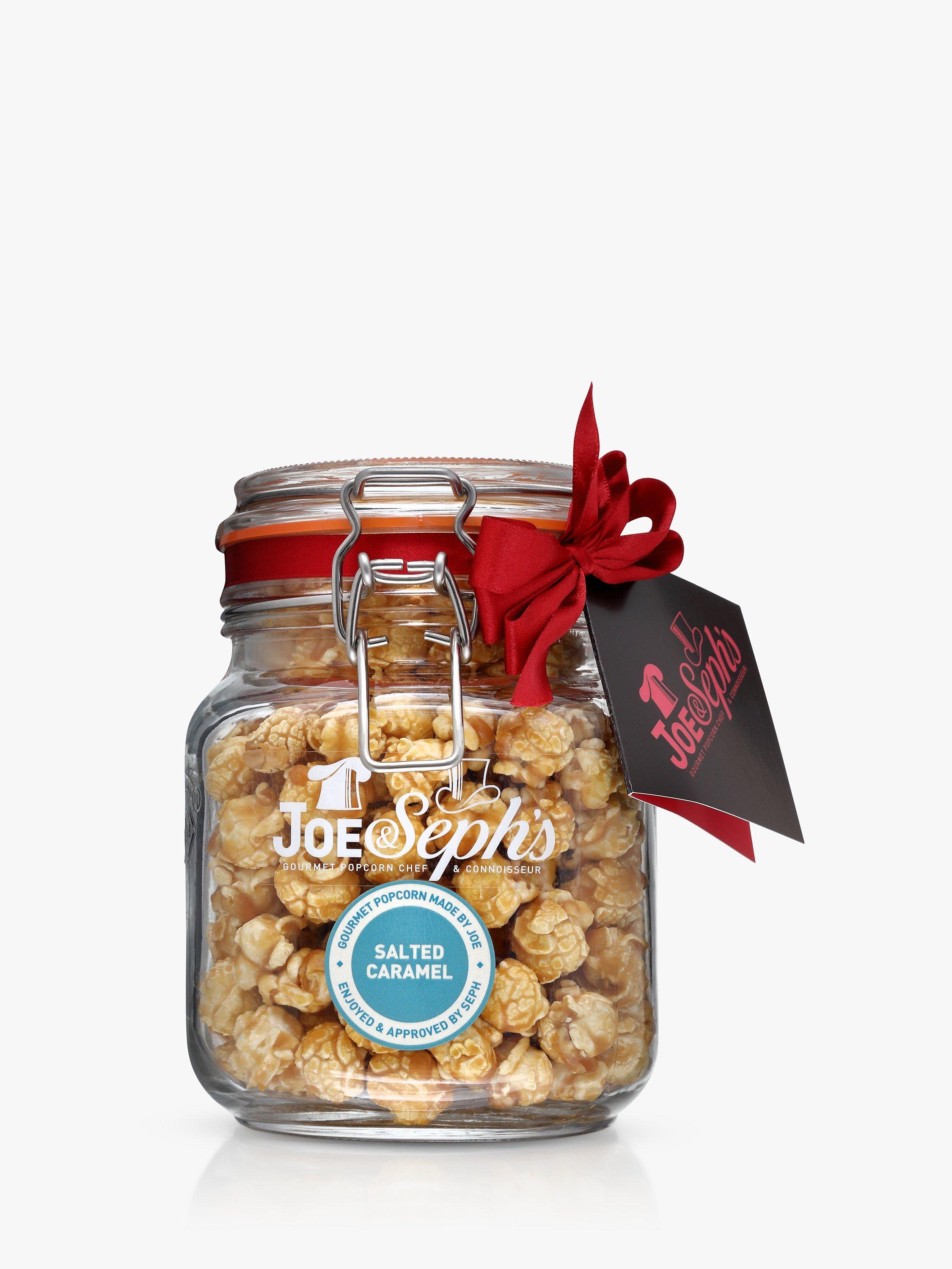 Joe & Seph's Salted Caramel Popcorn Jar, 160g
