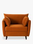 Swyft Model 08 Small 1 Seater Single Sofa Bed, Eco-velvet Bronze