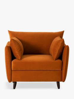 Swyft Model 08 Small 1 Seater Single Sofa Bed, Velvet Bronze