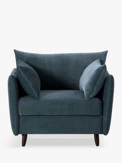 Swyft Model 08 Small 1 Seater Single Sofa Bed, Chenille Hydro