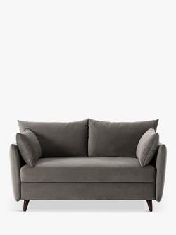 Swyft Model 08 Medium 2 Seater Double Sofa Bed, Velvet Elephant Grey