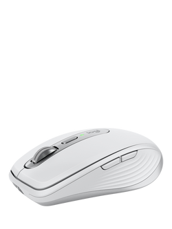 Logitech Master Series MX Anywhere 3S Wireless Bluetooth Mouse, Pale Grey