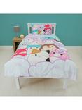 Squishmallows Easy Care Reversible Duvet Cover and Pillowcase Set, Single