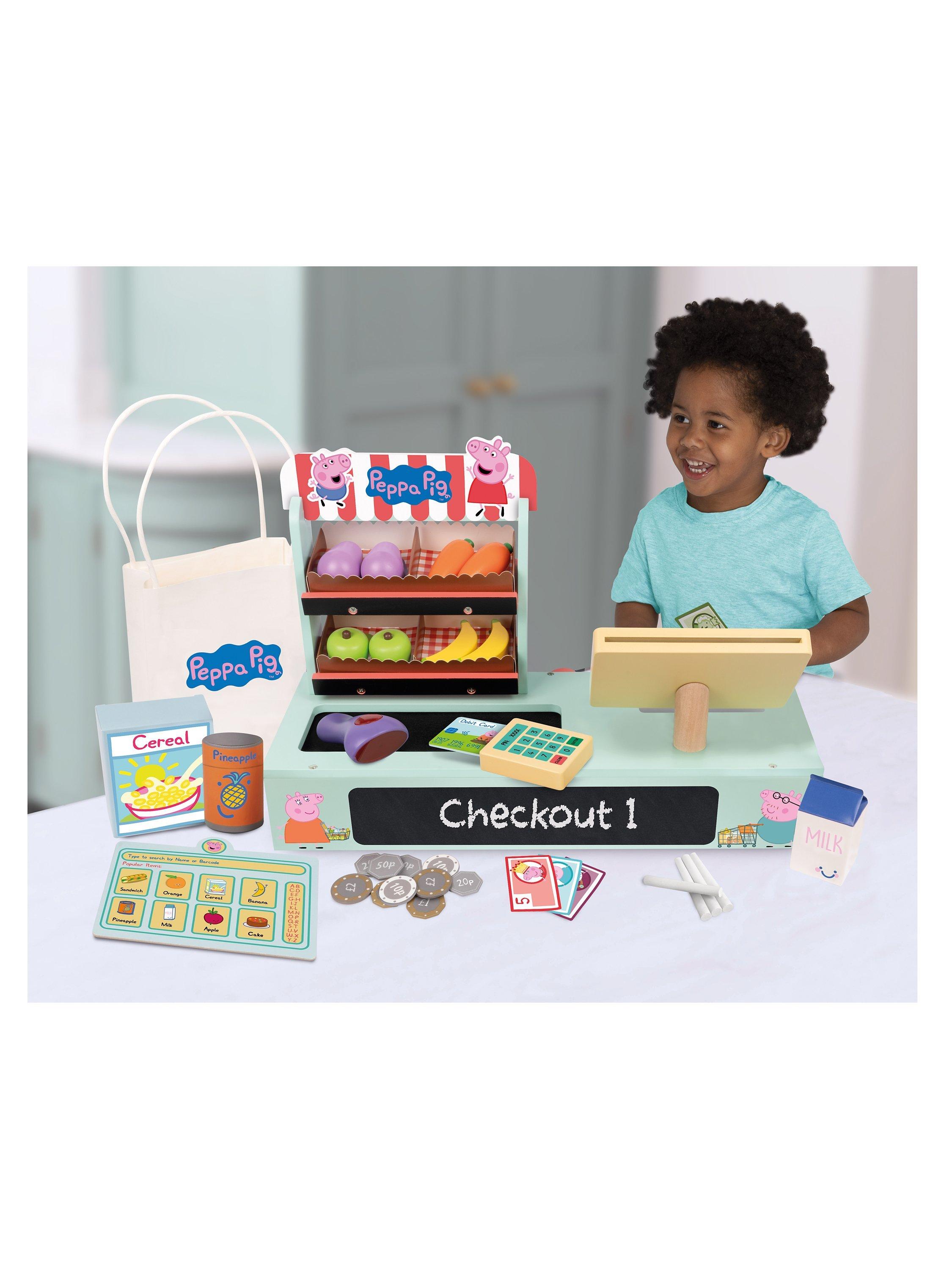 Supermarket playset wooden clearance