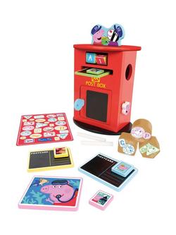 Peppa Pig Wooden Postbox Activity Set - view 2, Multi