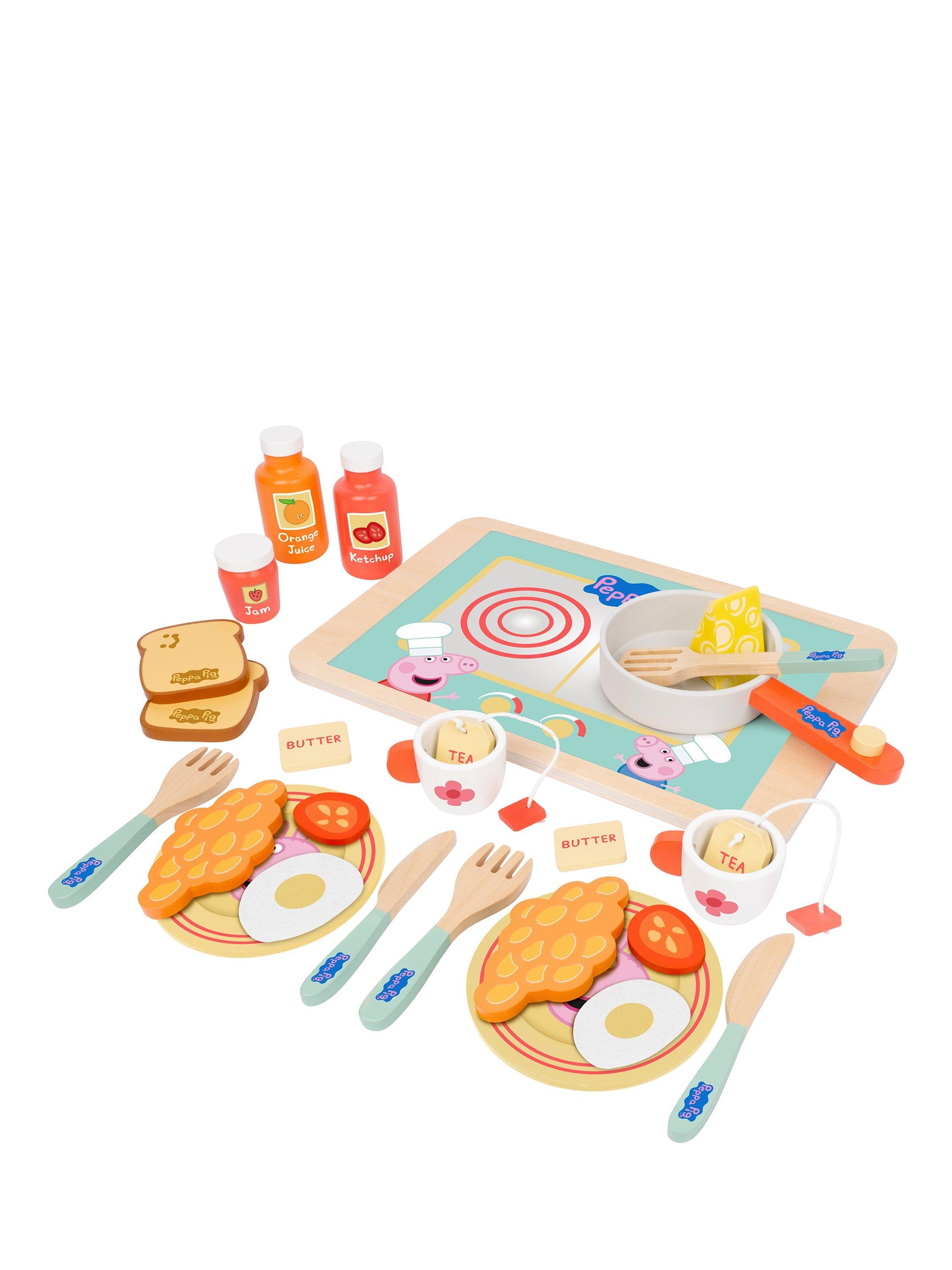 Peppa Pig Wooden Breakfast Tray Playset