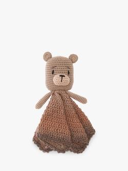 Rico Design Ricorumi Teddy Baby Blankie Crochet Kit - view 2, Brown