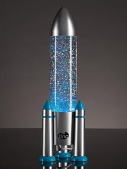 Tinc Rocket Glitter Lamp, Multi, Multi