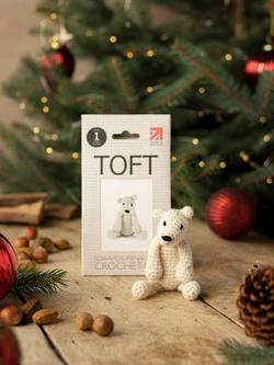 TOFT Mini Piotr The Polar Bear Crochet Kit - view 2, Multi