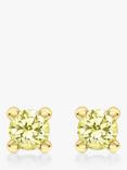 IBB 9ct Yellow Gold Cubic Zirconia Stud Earrings