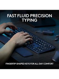Logitech Master Series MX Keys S Wireless Keyboard, Graphite - view 2, Graphite