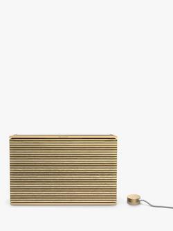 Bang & Olufsen BeoSound Level Portable Smart Speaker, Gold/Light Oak, Gold/Light Oak