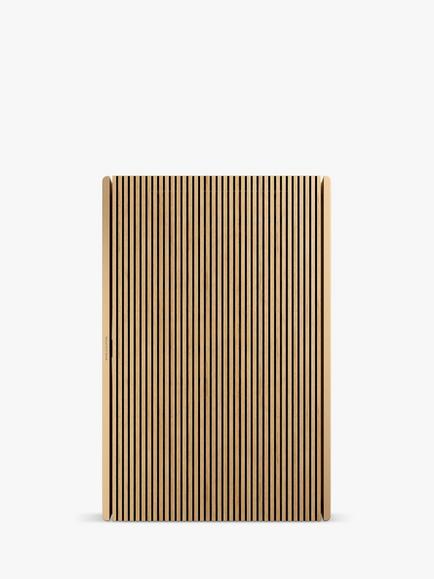 Bang & Olufsen BeoSound Level Portable Smart Speaker, Gold/Light Oak - view 2, Gold/Light Oak