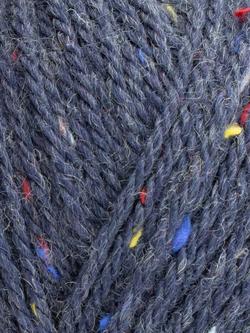West Yorkshire Spinners ColourLab Aran Knitting Yarn, 100g - view 2, Cosmic Navy Tweed