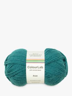 West Yorkshire Spinners ColourLab Aran Knitting Yarn, 100g, True Teal