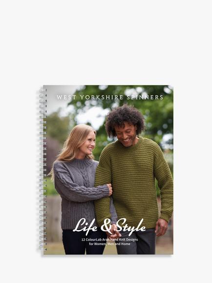 West Yorkshire Spinners ColourLab DK Aran Wool Knitting Pattern Book, Multi