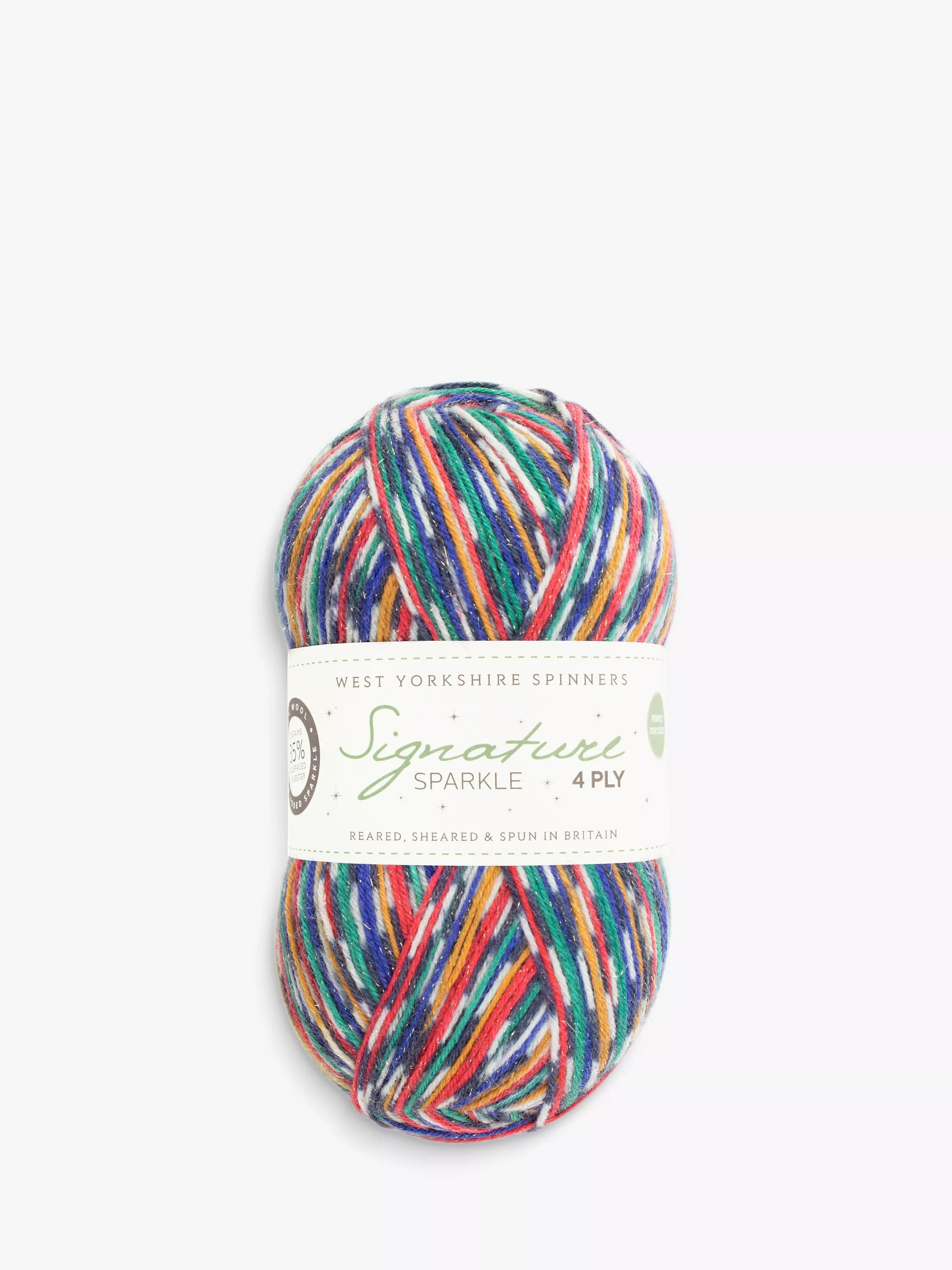 West Yorkshire Spinners Signature Sparkle 4 Ply Yarn, 100g