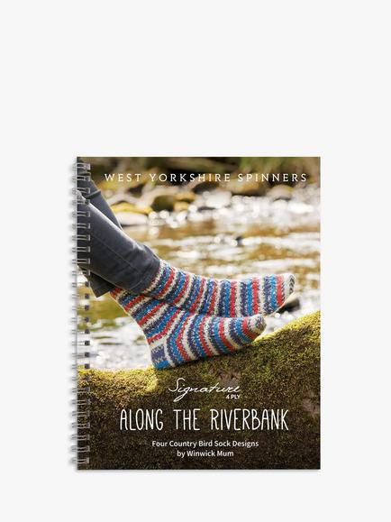 West Yorkshire Spinners Sock Knitting Pattern Book by Winwick Mum, Aw23 S4p Birds Book