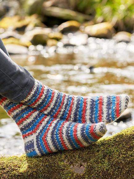West Yorkshire Spinners Sock Knitting Pattern Book by Winwick Mum - view 2, Aw23 S4p Birds Book