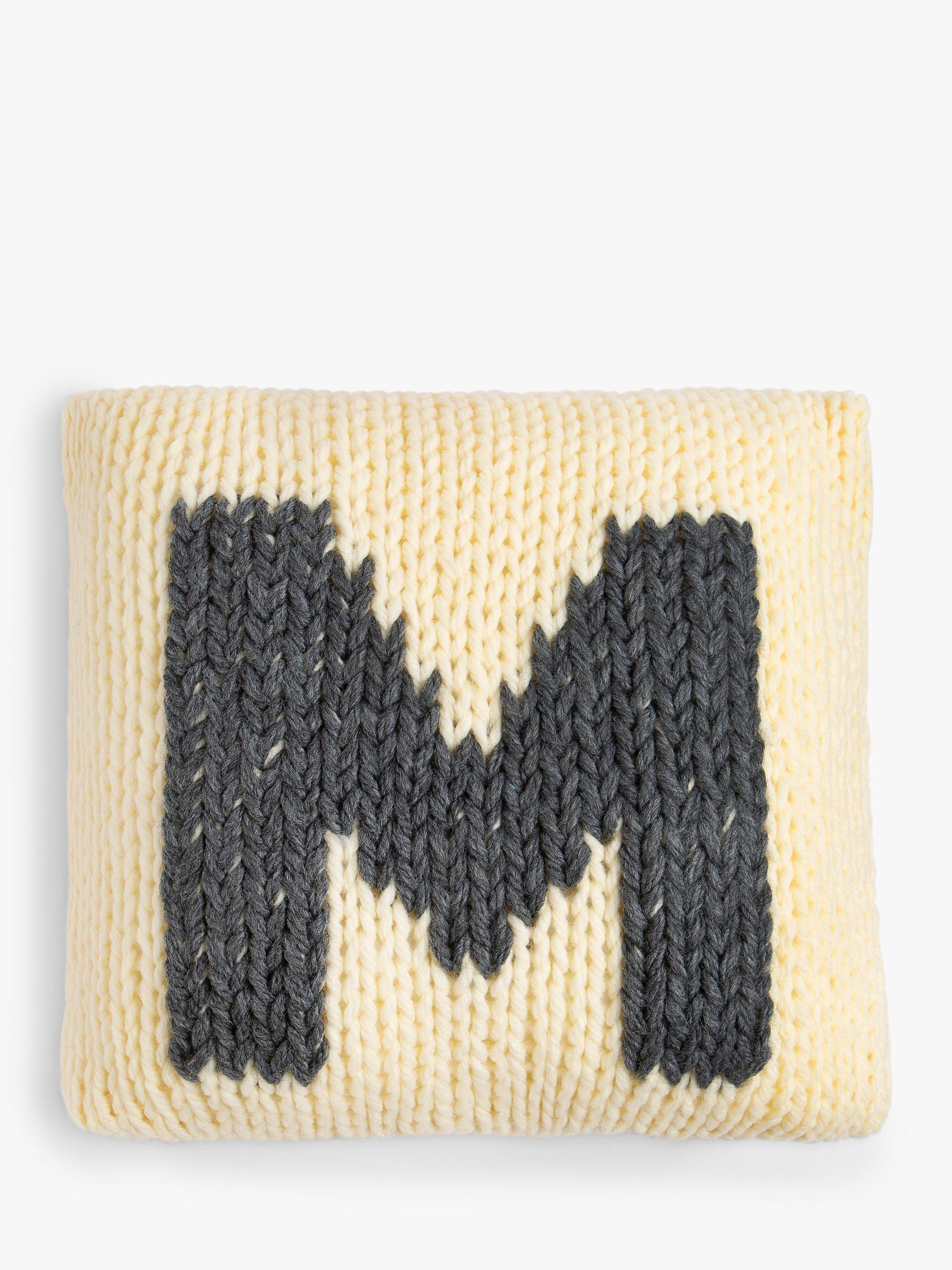 Wool Couture Monogram Cushion Cover Knitting Kit