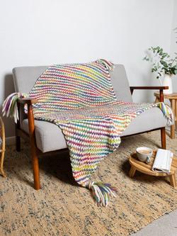 Wool Couture Ellie Blanket Knitting Kit, Multi