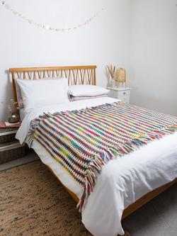 Wool Couture Ellie Blanket Crochet Kit - view 2, Multi