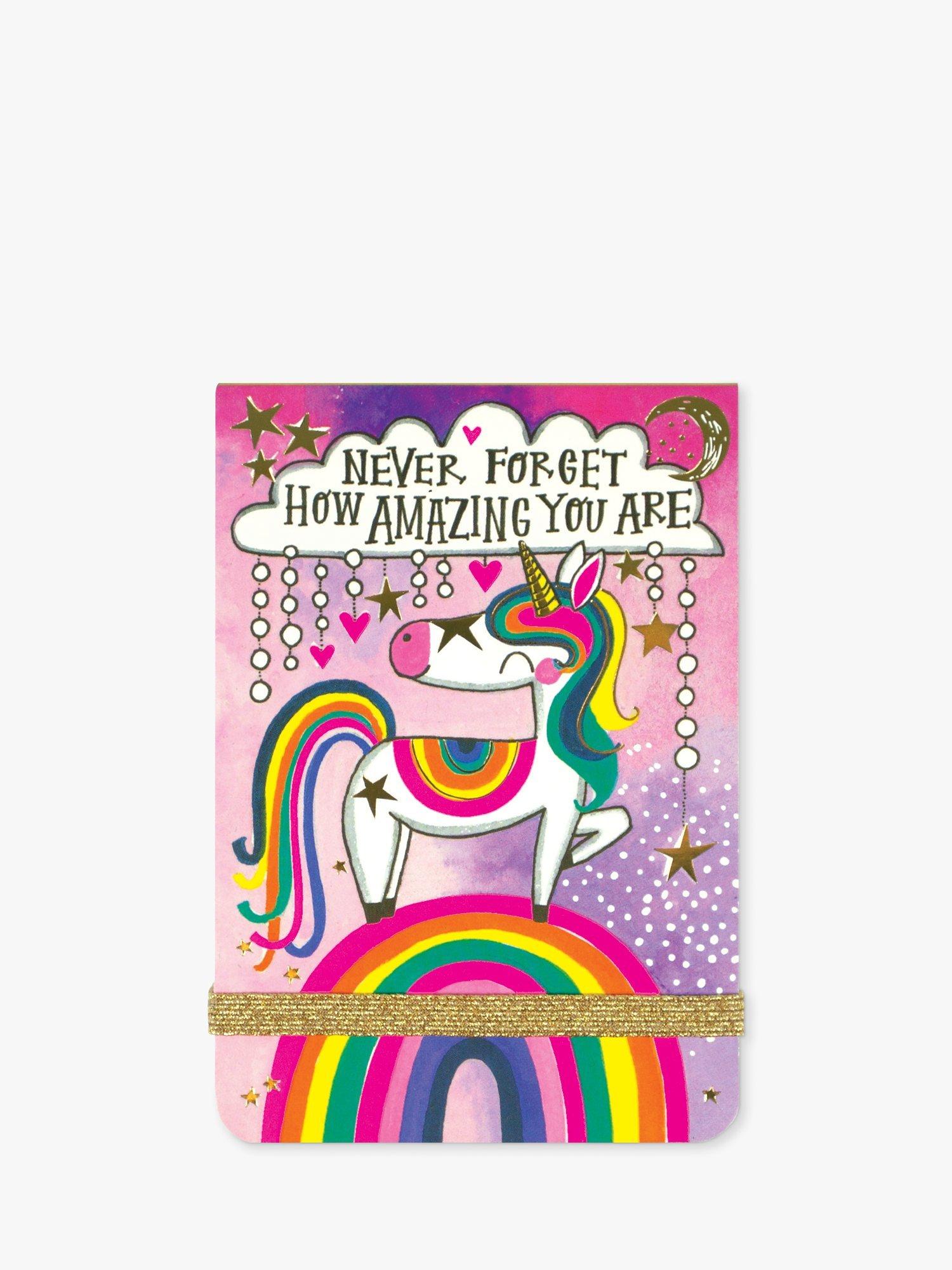 Rachel Ellen A7 Unicorn Notepad, Multi