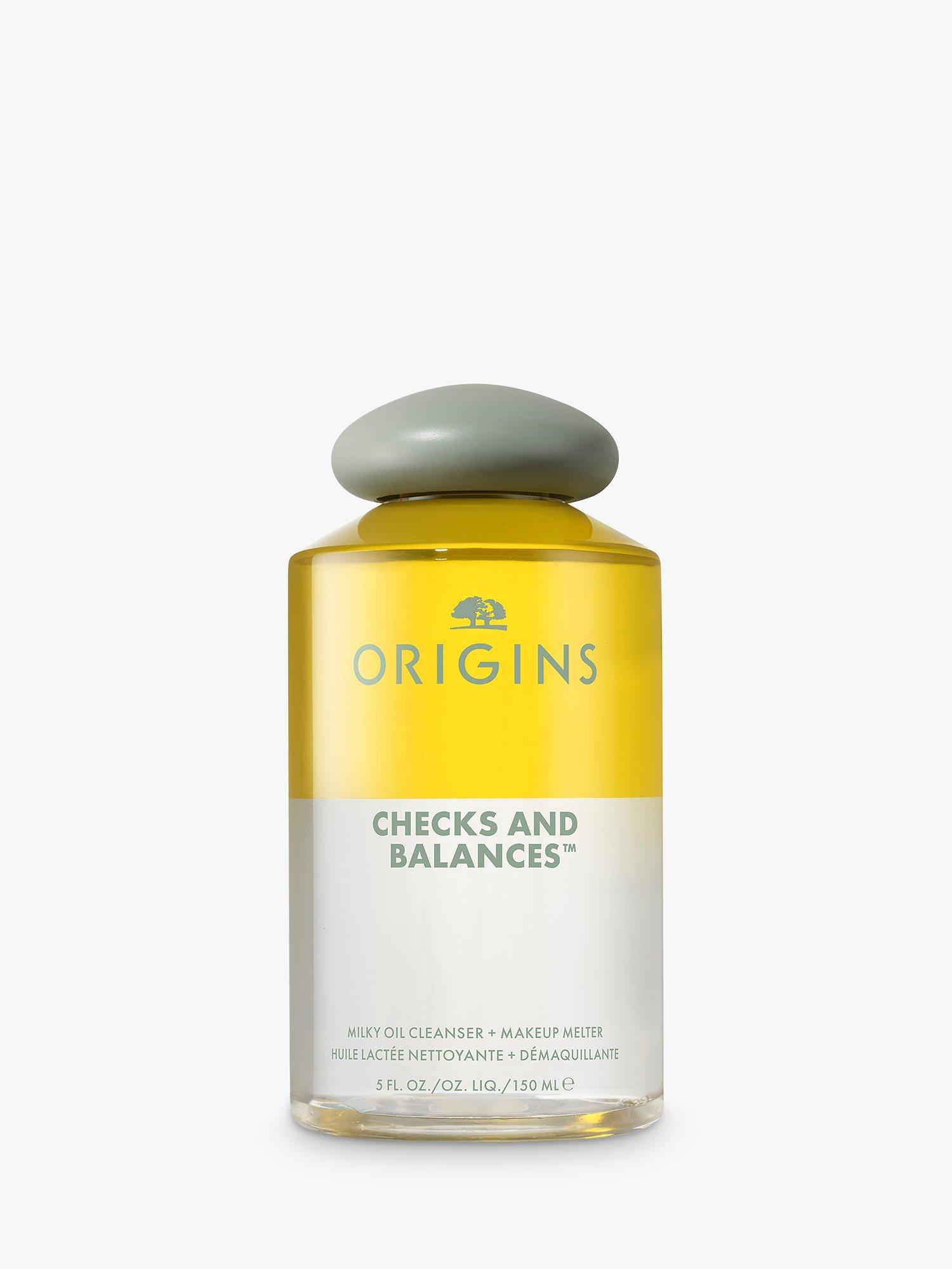 Product image 1 of 10, which shows Origins Checks And Balances Milk to Oil Cleanser + Makeup Melter, 150ml
