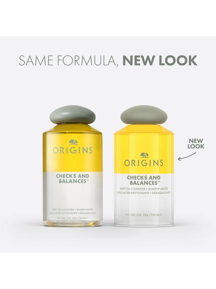 Origins Checks And Balances Milk to Oil Cleanser + Makeup Melter, 150ml - view 2, 