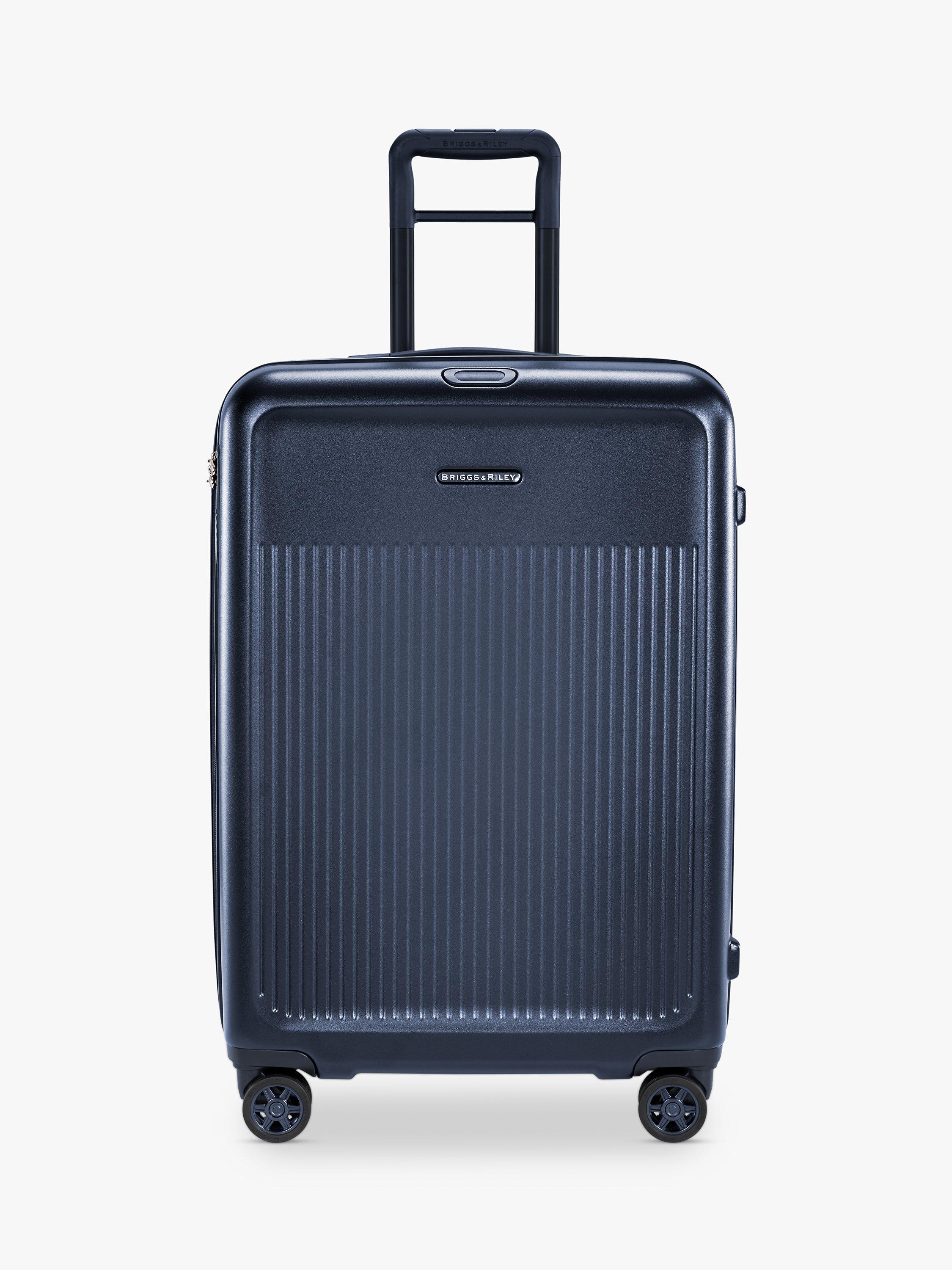 Briggs & Riley Sympatico 69cm 4-Wheel Medium Expandable Suitcase, Matte Navy
