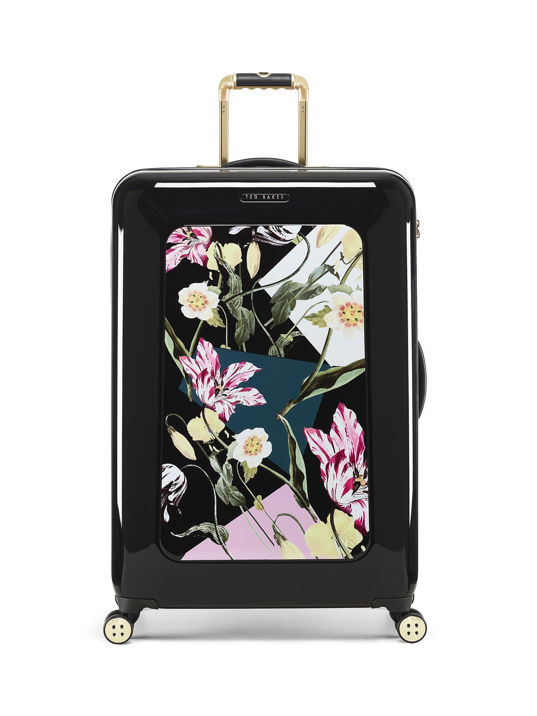 Ted Baker Take Flight 4-Wheel 79cm Large Suitcase, Spliced Floral