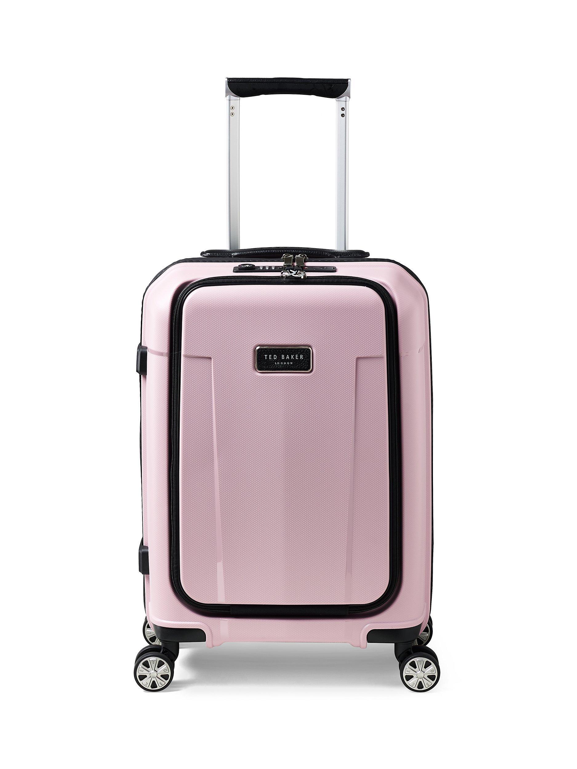 Ted Baker Flying Colours 54cm 4-Wheel Business Cabin Case, Blush Pink