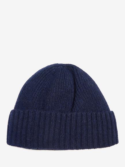 Barbour Carlton Beanie - view 2, Navy