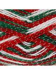 King Cole Glitz DK Knitting Yarn, 100g, Christmas