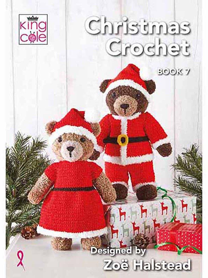 King Cole Christmas Crochet Book 7 by Zoe Halstead
