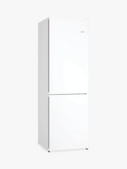 Bosch Series 4 Freestanding 60/40 Fridge Freezer, KGN362WDFG, KGN362LDFG, White
