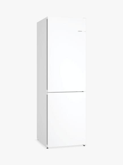 Bosch Series 4 Freestanding 60/40 Fridge Freezer, KGN362WDFG, KGN362LDFG, White