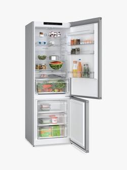 Bosch Series 4 KGN492LDFG Freestanding 70/30 Fridge Freezer, Inox - view 2, Inox