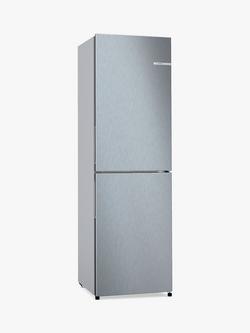 Bosch Series 2 Freestanding 50/50 Fridge Freezer, KGN27NWEAG, KGN27NLEAG, KGN27NBEAG, Inox